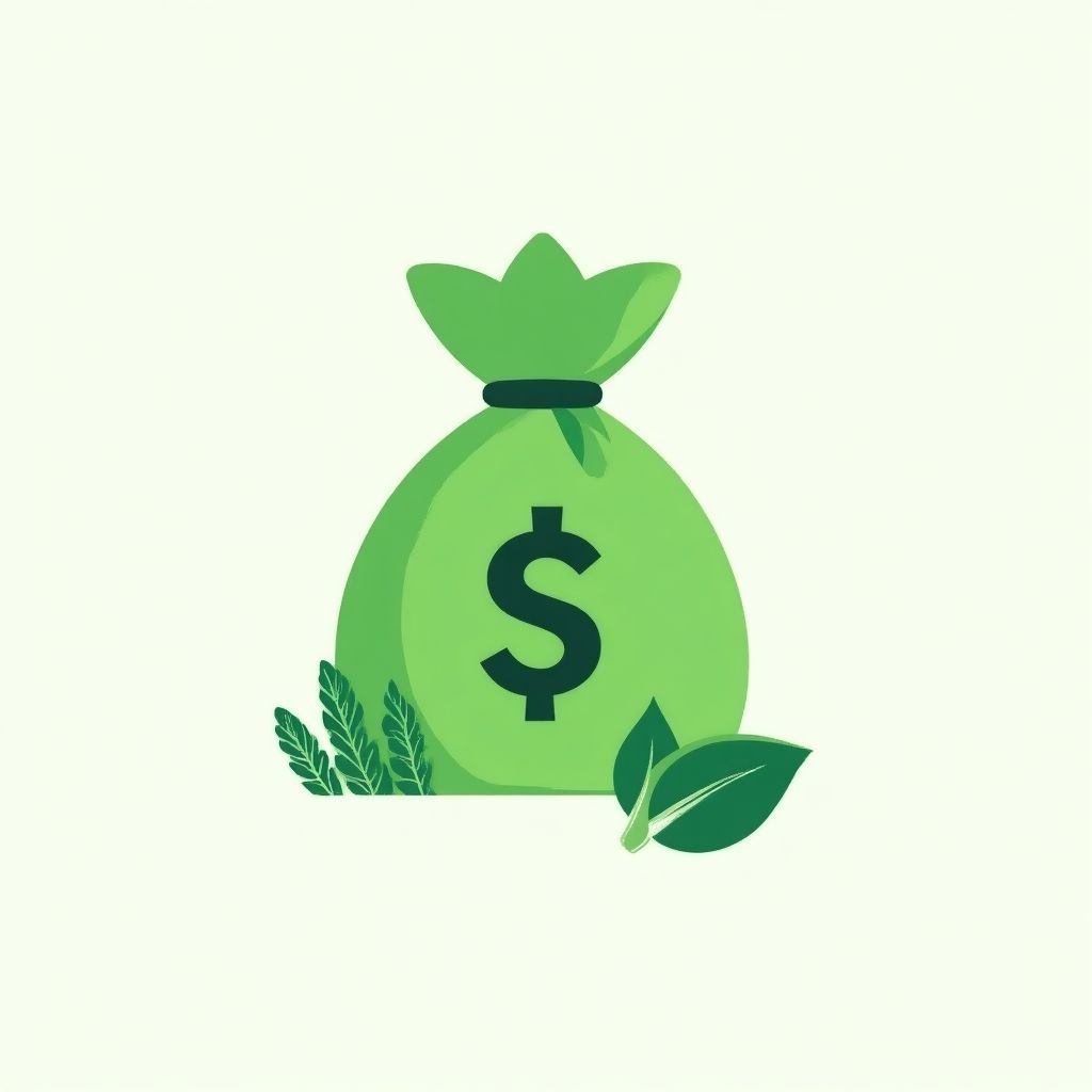 Icono finanzas verdes